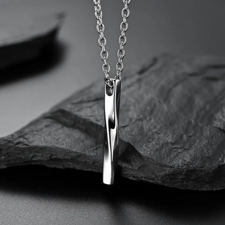 Fashion%20Simple%20Pendant%20Necklace%20Men%20Punk%20Trendy%20Spiral%20Straight%20Stainless%20Steel%20Chain%20Geometric%20Y-Necklace%20Rectangle%20Cuboid%20Stick%20Pendant%20Necklace%20for%20Men%20Jewellery%20Gift%20-%20Image%206