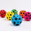 Kids Bouncy Ball Useful Hole Ball Soft Bouncy Ball Anti-fall Moon Shape Porous Indoor Toy Ergonomic Design. 