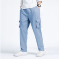 Export Quality Cotton Twill Cargo Pant For Men Pants 6-Pocket Olive & Black with Adjustable Drawstring (2026 Collection). 