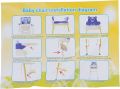Children's High Chair Baby 4-in-1 Dining Chair Seat Foldable with Tray Height Adjustable.