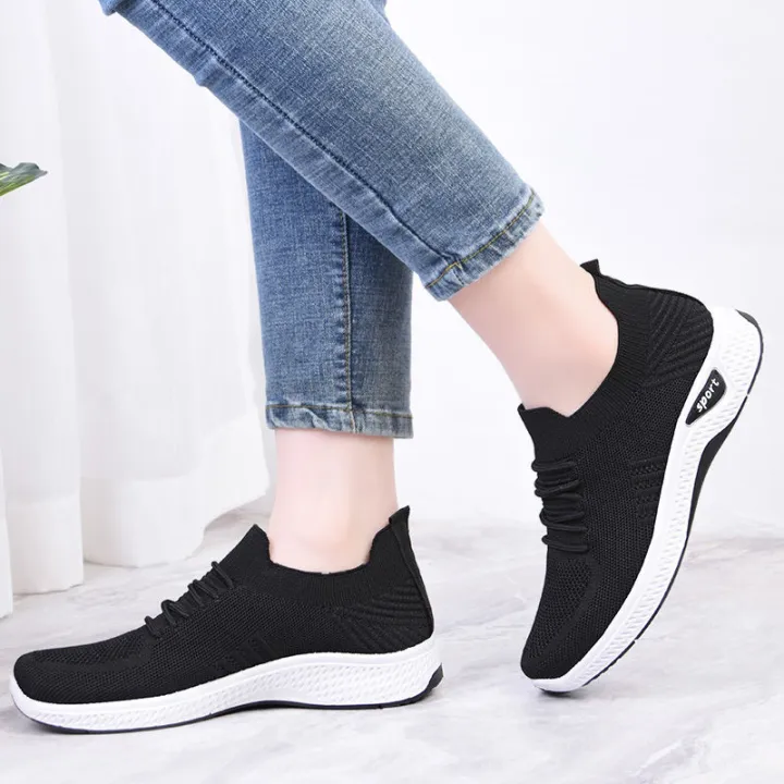 Elastic%20Female%20Tennis%20Shoes%20Socks%20Women's%20Net%20Breathable%20Shoes%20One%20Pedal%20Shoes2023Summer%20Women's%20Sports%20Shoes%20Tendon%20Bottom%20Mesh%20Surface%20Shoes%20-%20Image%209