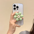 pop socket for Mobile phone airbag bracket ins style Japanese style fresh three-dimensional frosted dopamine color flower adhesive retractable.