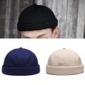Beanie Cap Brimless Adjustable Pure Color Sailor Cap. 