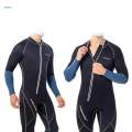 3mm Neoprene Wetsuit Front Zipper Wet Suit , Stretch Waterproof Swimming Full Suit Surfing Thermal Scuba Diving Suit for Water Sports , XL.