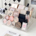 Transparent Display Stand Desktop Cosmetic Organizer Lipstick Perfume Eye Shadow Plate Display Holder Nail Polish Display Stand.