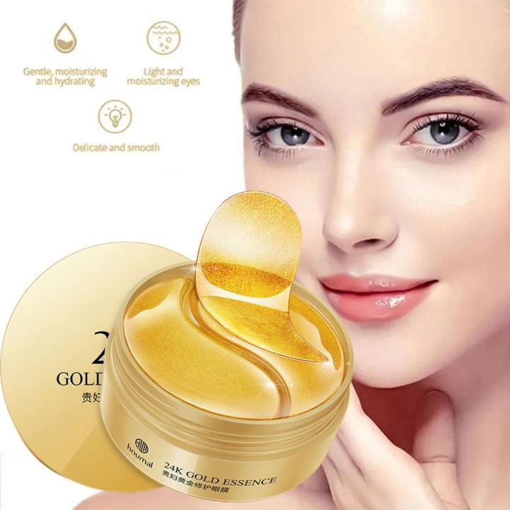 Seaweed Essence Eye Patches 24K Gold Eye Mask Remove Dark Eye Circles with Collagen Eye Patches Skin Care