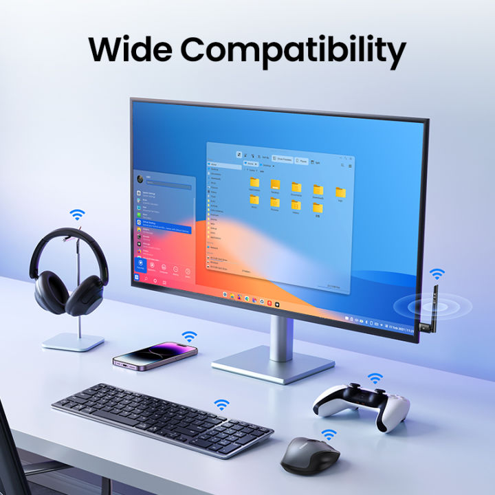 UGREEN%20Long%20Range%20Bluetooth%205.3/5.4%20Adapter%20USB%20Bluetooth%20Dongle%20for%20PC%20Laptop%20328ft/100M%20Plug%20and%20Play%20for%20Bluetooth%20Headsets%20Keyboards%20Mice%20PS5%20Controller%20-%20Image%205
