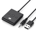 Bluetooth 5.4 AUX Car Adapter Wtih Mic Car Kit Handsfree Calls Music. 