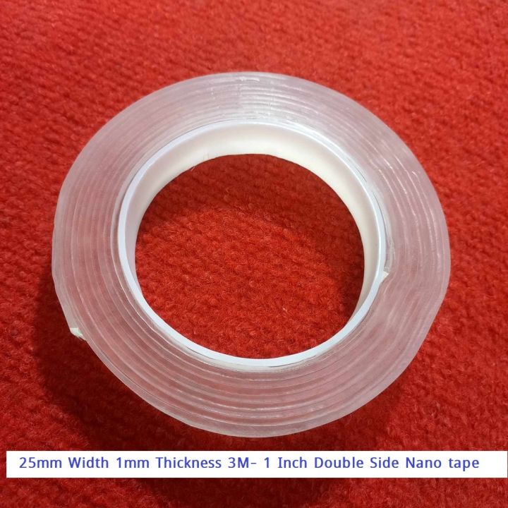1mm Thickness 25mm Width 1mm Thickness 3M- 1 Inch Double Side Nano tape