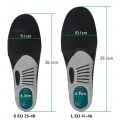 Flat Feet Template Arch Support Orthopedic Insoles,plantar Fasciitis Heel Pain Orthotics Insoles Sneakers Shoe Inserts Men Women.