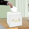 Box with Slot Modern Multipurpose Envelope Box Centerpiece. 