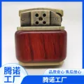 Press Ejection Nine-Door Grinding Wheel Ebony Kerosene Lighter Domestic Nostalgic Creative Vintage Gift Personality for Boyfriend. 