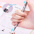 Deli Mechanical Pencil 0.7mm HB Metal Automatic Pencils for Student Art Sketch Writing 2B Pencil Lead Refills With Erasers.