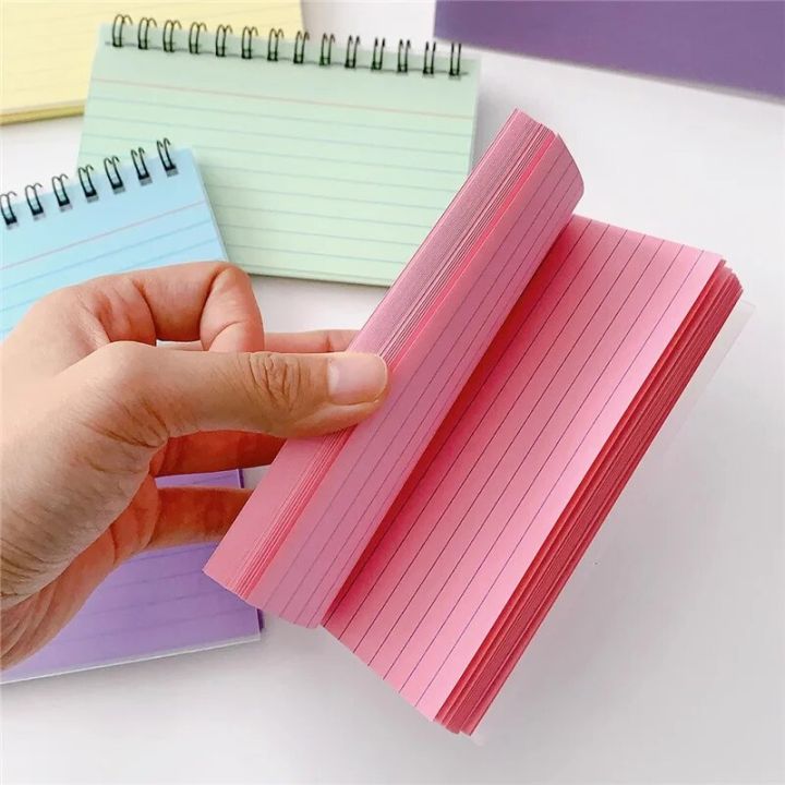 50%20Sheets/book%20Colorful%20Tearable%20Spiral%20Notebook%20Horizontal%20Line%20Minimalist%20Transparent%20Cover%20Memo%20Pad%20School%20Office%20Writing%20Pad%20-%20Image%204