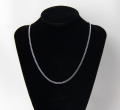 Minimalist Chain Necklace Stainless Steel Men Simple Rock Necklace.