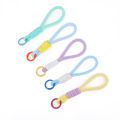 1Pc Mesh Phone Lanyard Pendant Mobile Phone Strap Bag Braided Rope Keychain NOVO.