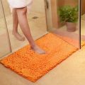 Custom design antislip floor mat home decor water absorbent chenille bath mat microfiber. 