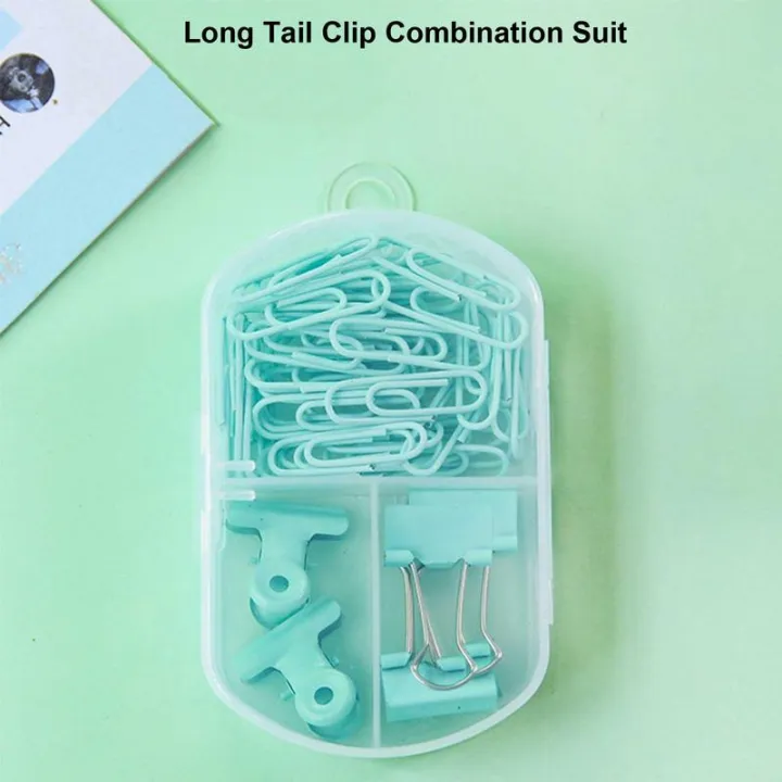 45Pcs/lot%20Color%20Binder%20Clips%20Set%20Mint%20Green%20Pink%20Purple%20Multi%20Paper%20Clips%20Kawaii%20Stationery%20Office%20Accessories%20School%20Supplies%20-%20Image%207