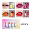 ibcccndc Capsule Lipstick 4-Pack Lipstick Set Gift Box Easy to Color, Matte Mini Lipstick, Lipstick Cross-border. 