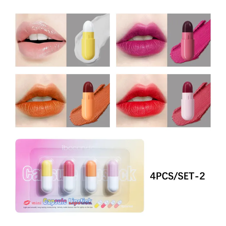 ibcccndc%20Capsule%20Lipstick%204-Pack%20Lipstick%20Set%20Gift%20Box%20Easy%20to%20Color,%20Matte%20Mini%20Lipstick,%20Lipstick%20Cross-border%20-%20Image%208