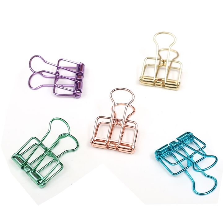 %5BFeatured%5D%20%5BRandom%20Color%5D%20Mini%20Portable%20Hollow%20Out%20Metal%20Binder%20Clips/Multicolor%20Durable%20Notes%20Letter%20Paper%20Bookmark%20Binder%20Bill%20Clip/Dovetail%20Book%20File%20Clips%20-%20Image%202