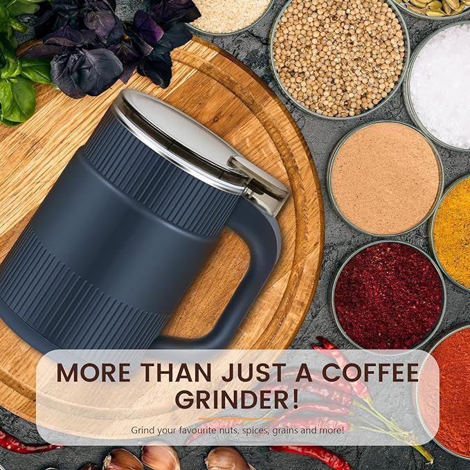 Coffee grinderCoffee Grinders Electric Safe and DurableEasy handling,Bean, Herb,Spice Grinder,ButtonsGrinder for kitchenSpice Grinder Electric