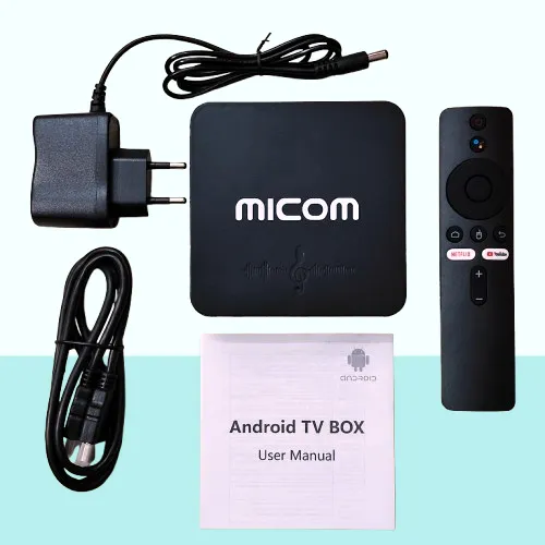 Micom Android Box MICOM 24K Ultra HD Smart Android TV Box | 16GB RAM | 256GB Storage ...