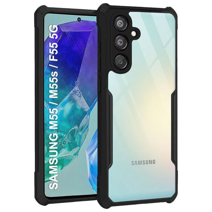 For%20Samsung%20Galaxy%20M55,%20C55,%20F55,%20M55s%20Transparent%20Back%20Case%20Luxury%20Xundu%20Shock-Proof%20Bumper%20Protective%20Phone%20Cover%20-%20Image%202