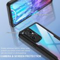 OPPO A94 5G Protective Black Border Crystal Clear Xundd Mobile Back Case Cover. 