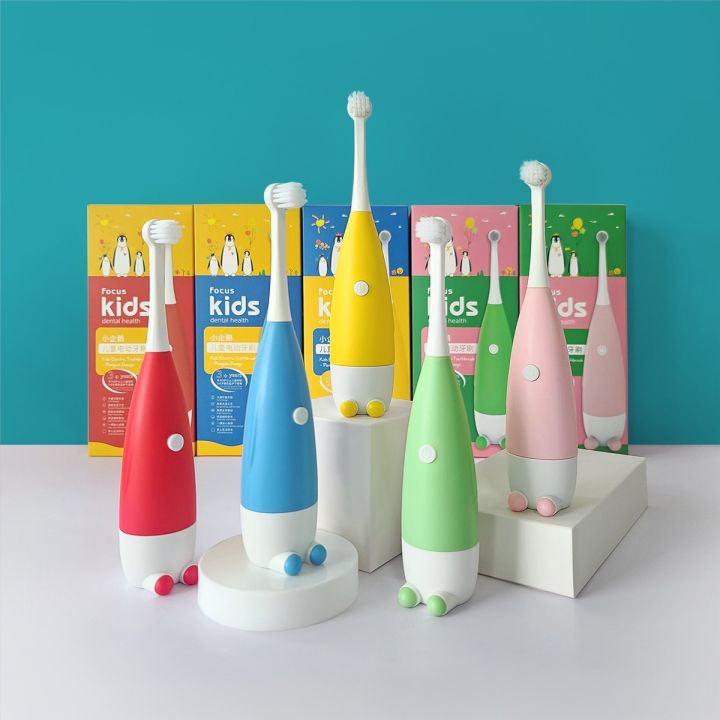 Children’s Electric Toothbrush 3-15 Years Cartoon Soft Bristle