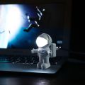 USB Adjustable Book Lights Cool Astronaut Spaceman LED Computer PC Lamp Desk Kids Baby Fun Sleep White Lamp Night Light. 