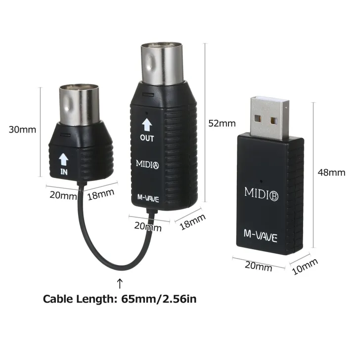 M-VAVE%20MS1%20Mini%20Wireless%20Transmission%20System%20MIDI%20System%20MIDI%20Wireless%20Adapter%20Plug%20and%20Play%20-%20#1%20-%20Image%204