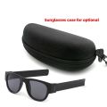 Fancy Slap Wristband Men Polarized Wrist Sunglasses Folding Women Roll Bracelet 2023 Trend Foldablen Square Sun Glasses.