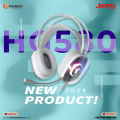 JEDEL GH-580 GAMING HEADPHONE 3.5 And USB For RGB 7.1 Surround Sound With Noise Cancellation.