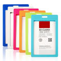 High Quality Card Holder Sleek Transparent Plastic Case Protective Without Lanyard Holder for Office Use Business Travel Id Card Holder Student Card Holder Gift Option. 
