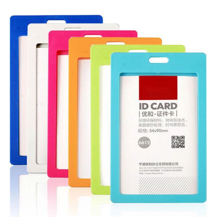 High%20Quality%20Card%20Holder%20Sleek%20Transparent%20Plastic%20Case%20Protective%20Without%20Lanyard%20Holder%20for%20Office%20Use%20Business%20Travel%20Id%20Card%20Holder%20Student%20Card%20Holder%20Gift%20Option%20-%20Image%204