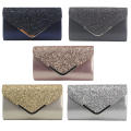Glamour Glitter Shimmer Prom Party Handbag Clutch Bag Purse.