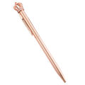1Piece Lytwtw's Crystal Shiny Metal Crown Ballpoint Pen Interesting Ball Ballpoint Pen School Stationery School Office Supplies.