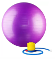 Plain Yoga Ball/ Gym Ball with Pumper 75cm Multicolor. 