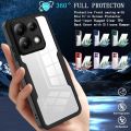 For Xiaomi Poco F6 Pro 5G Poco F 6 F6Pro Poco F6 Poco F6pro Transparent Protector Case With Mobile Phone Film Cover Double Protect Shield Full Cover Casing HP. 