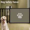 【100%-original】 Dog Gate for Stairs Pet Gates for The House Dogs Screen Mesh Gate for Doorways Stairways With 4Pcs Hook Indoor Dog Safety Fence. 