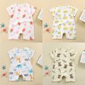 Summer Baby Jumpsuit Short Sleeved Newborn Boys Girls Romper Baby Jumpsuit Kid Clothes Children's Clothing.