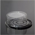 12 Pieces 10 inch Round Shape Food Grade Plastic Cake Box. 