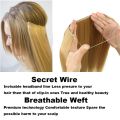 No Clips Hair Natural Wavy Curly False Hair Piece Woman Synthetic Hair Extensions Artificial Long Wig Fish Line.