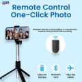 R1s Adjustable 4 in 1 Multifunctional Monopod Selfie Stick & Tripod with Selfie Light & Wireless Bluetooth Remote Control - Selfie Stick & Tripod By Exotic Wholesale Gadget. 