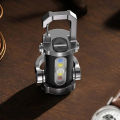 Mini Flashlight 7 Gear COB LED Keychain Flashlight Type-C USB Rechargeable Portable Keychain Torch Waterproof for Camping Hiking-D shop.