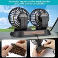 Car Fan, 12V 360 Degree Adjustable Small Size 2 Speed Cooling all Vehicle Fan. 