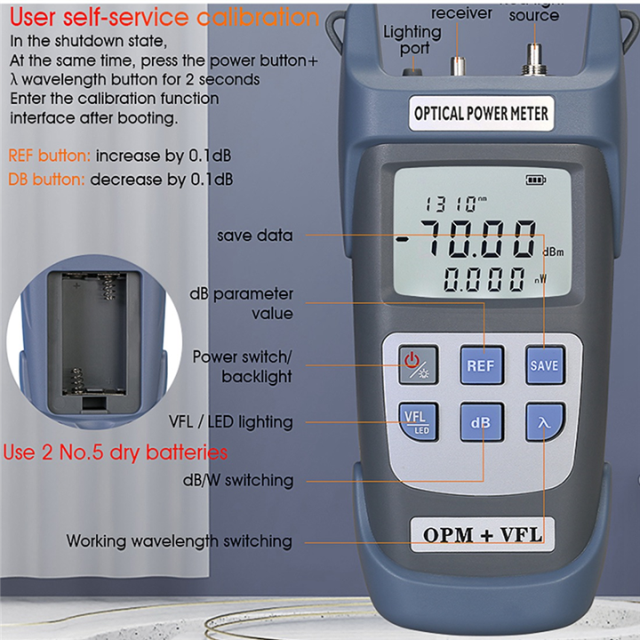 COMPTYCO%20AUA-G710B%20Optical%20Power%20Meter(OPM%20-70%20-+10DBm)%20with%20Visual%20Fault%20Locator%20Optical%20Fiber%20Tester%2010Km%20VFL%2010MW%20-%20Image%203