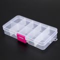 JAERBEE 6Pcs 10 Grid Electronic Component Parts Kits Plastic Storage BoX Case.