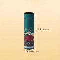 1pc Chinese Style Thermal Water Bottle, Retro Smart Temperature Display Insulated Cup, Stainless Steel Water Cup. 